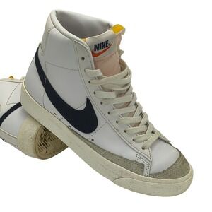 Nike Blazer Mid 77 Vintage White Black Womens Shoes CZ1055-100 Size 6.5